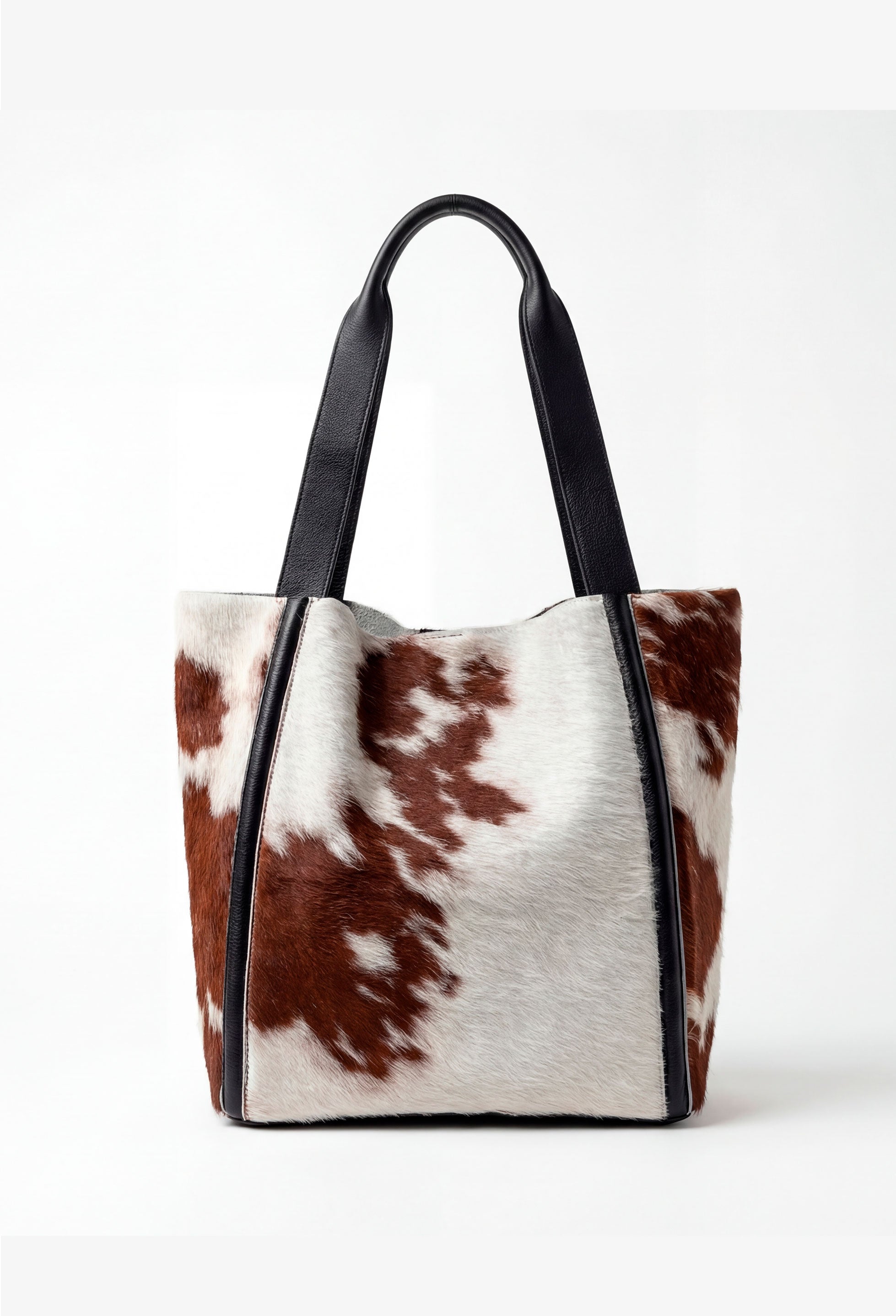 Tala Large Leather Tote Bag - Tan Cowhide