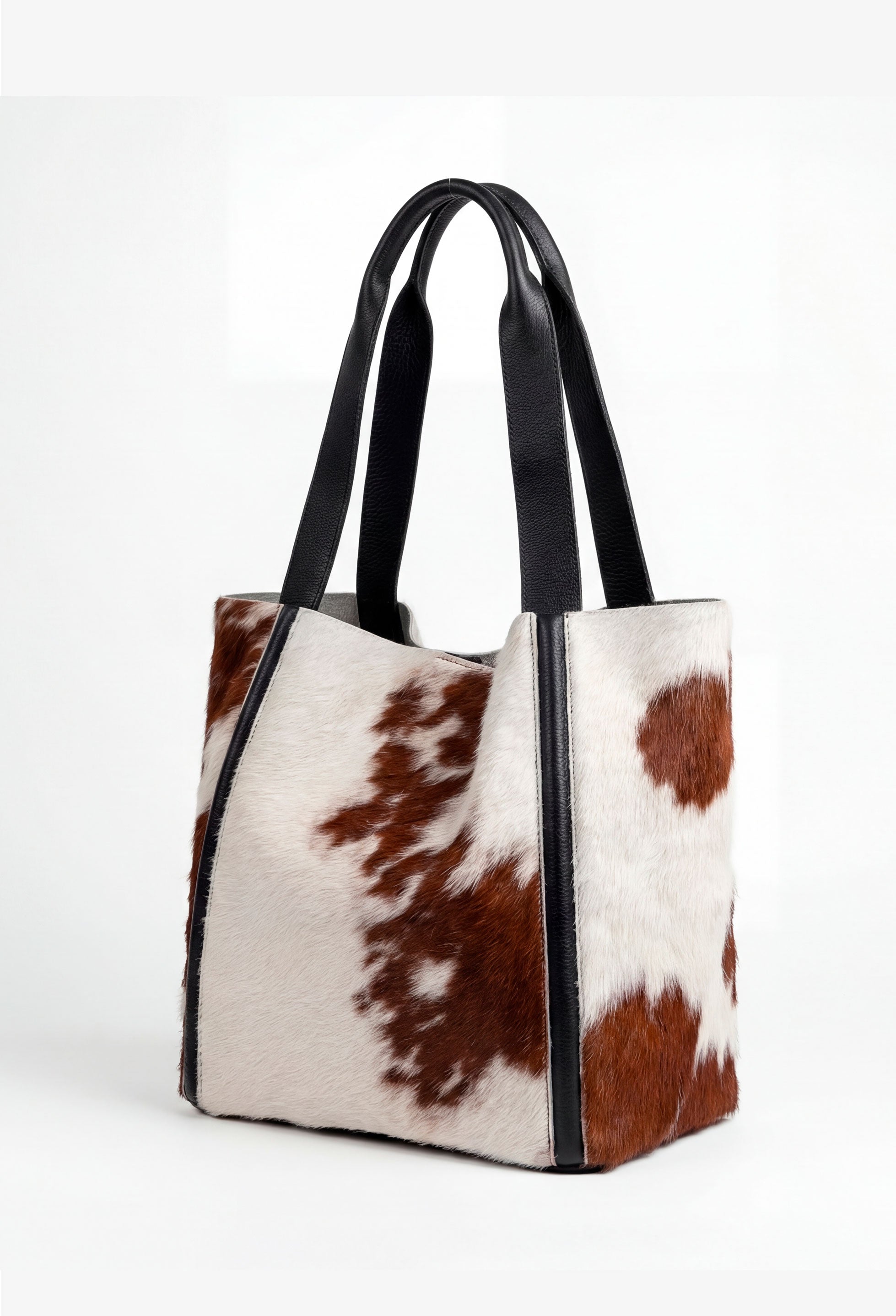 Tala Large Leather Tote Bag - Tan Cowhide