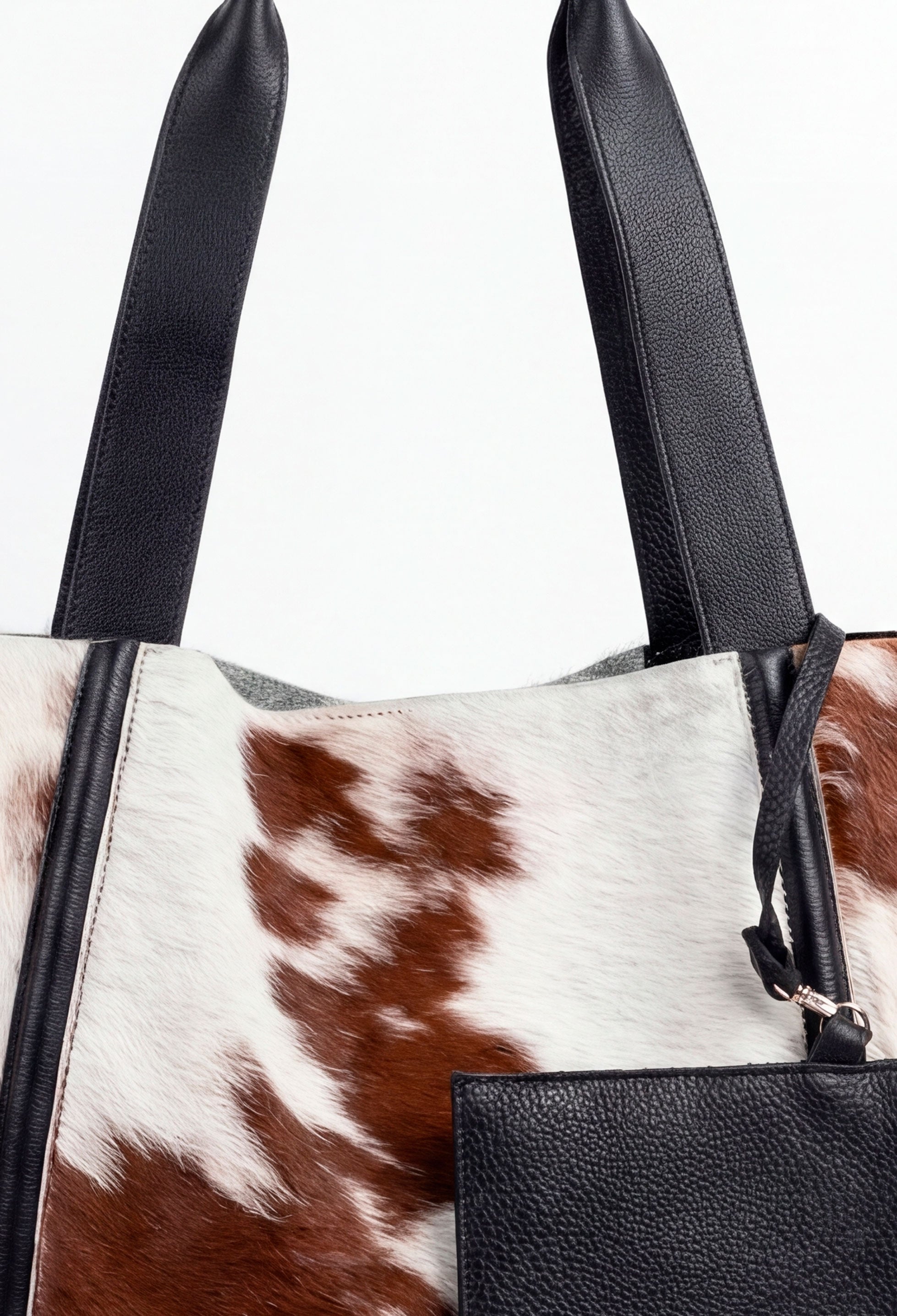 Tala Large Leather Tote Bag - Tan Cowhide