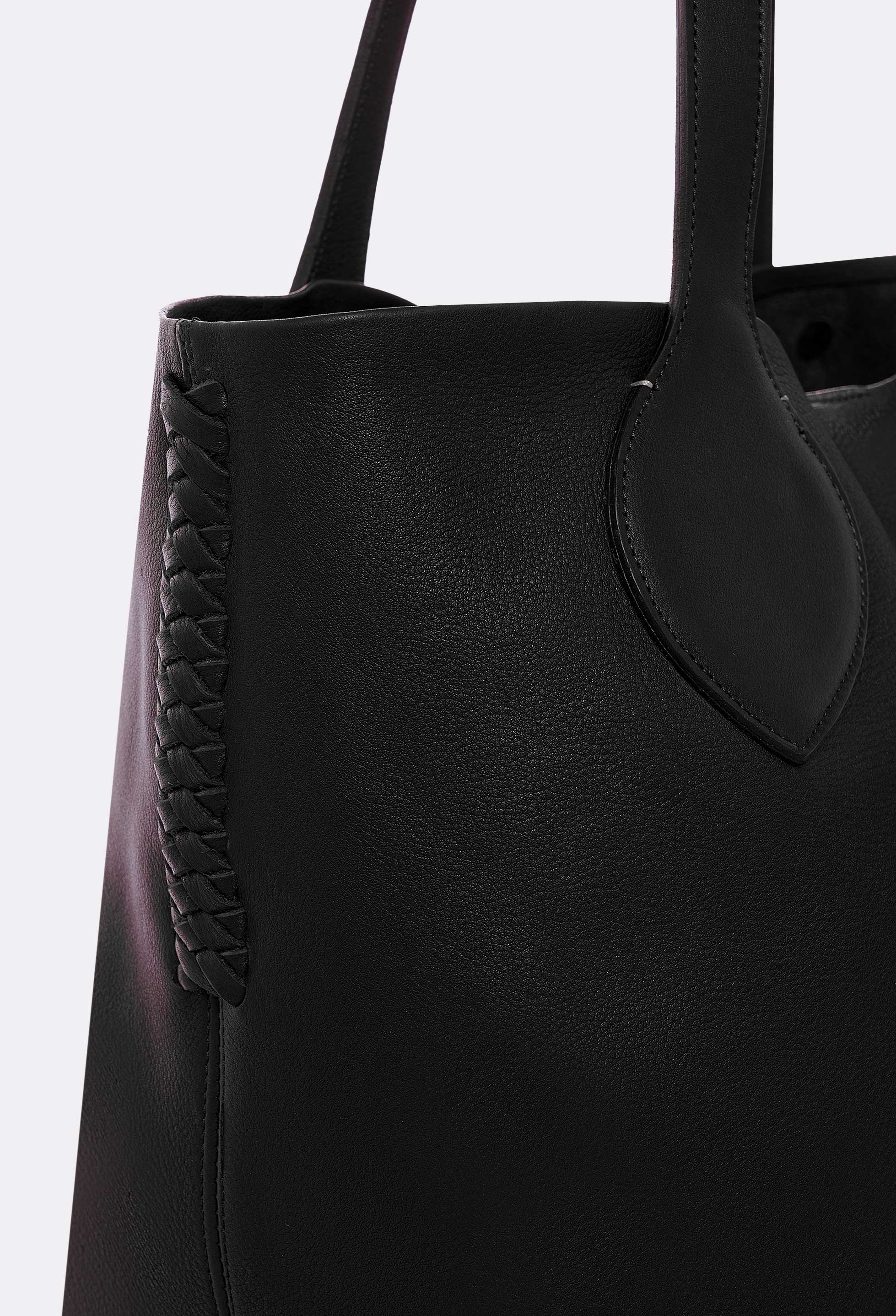 Large Tote Bag 'Coya' - Black