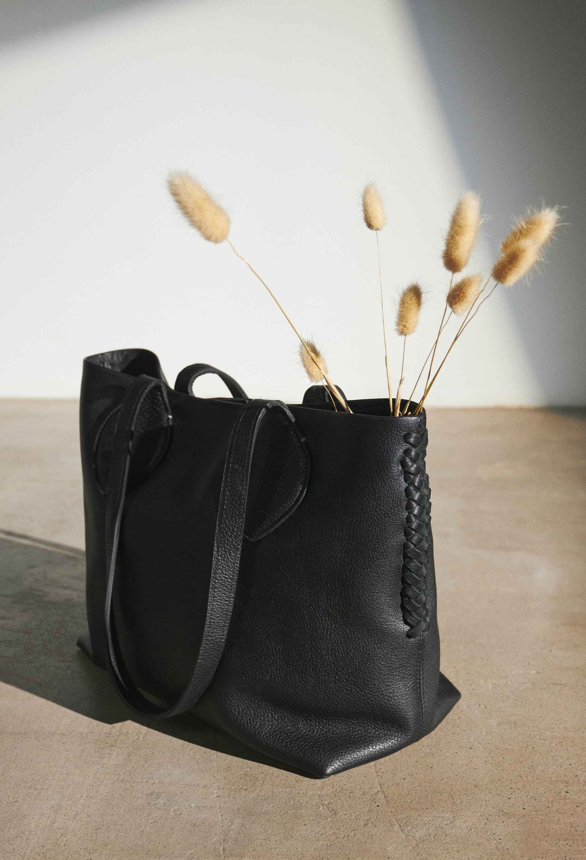 Medium Tote Bag 'Coya' - Black