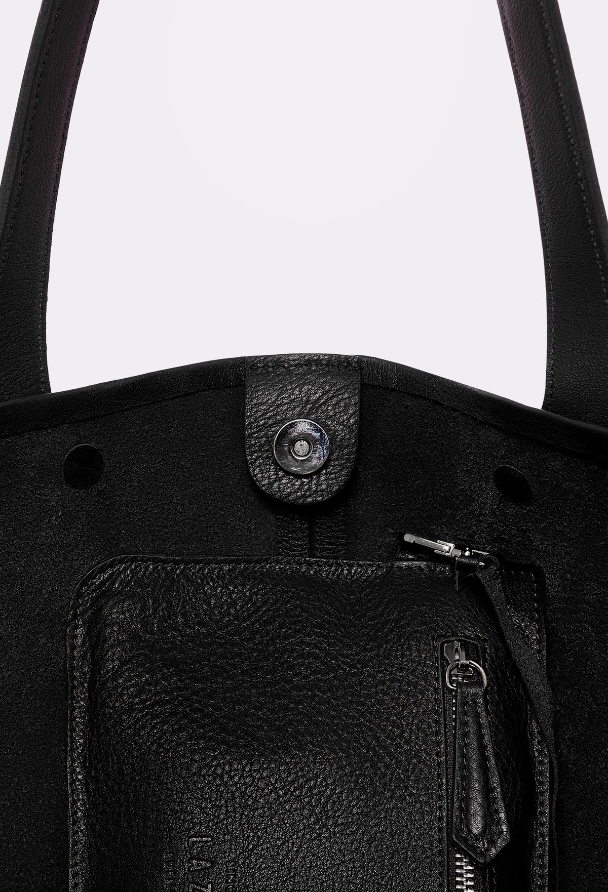 Medium Tote Bag 'Coya' - Black