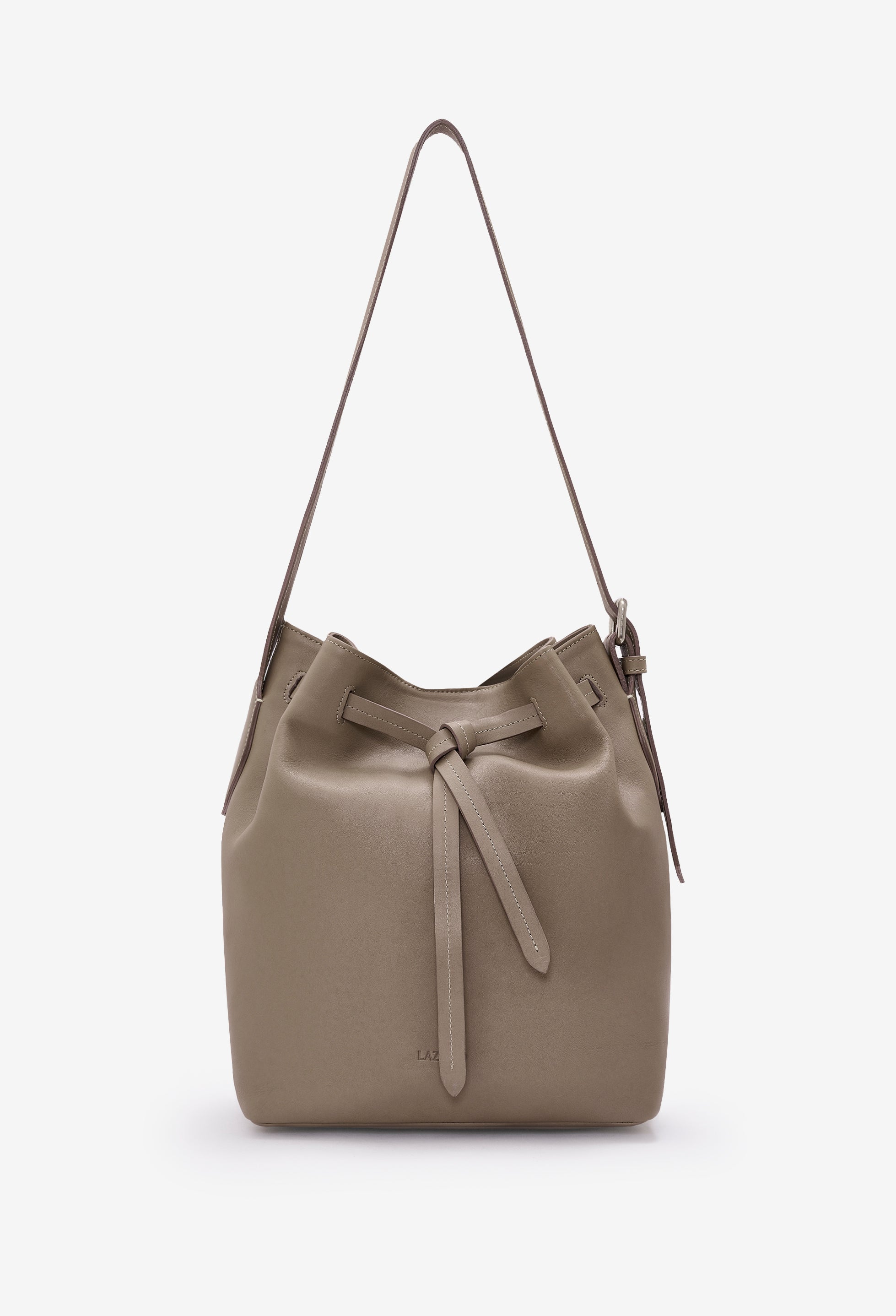 Coya Leather Bucket Bag - Mink