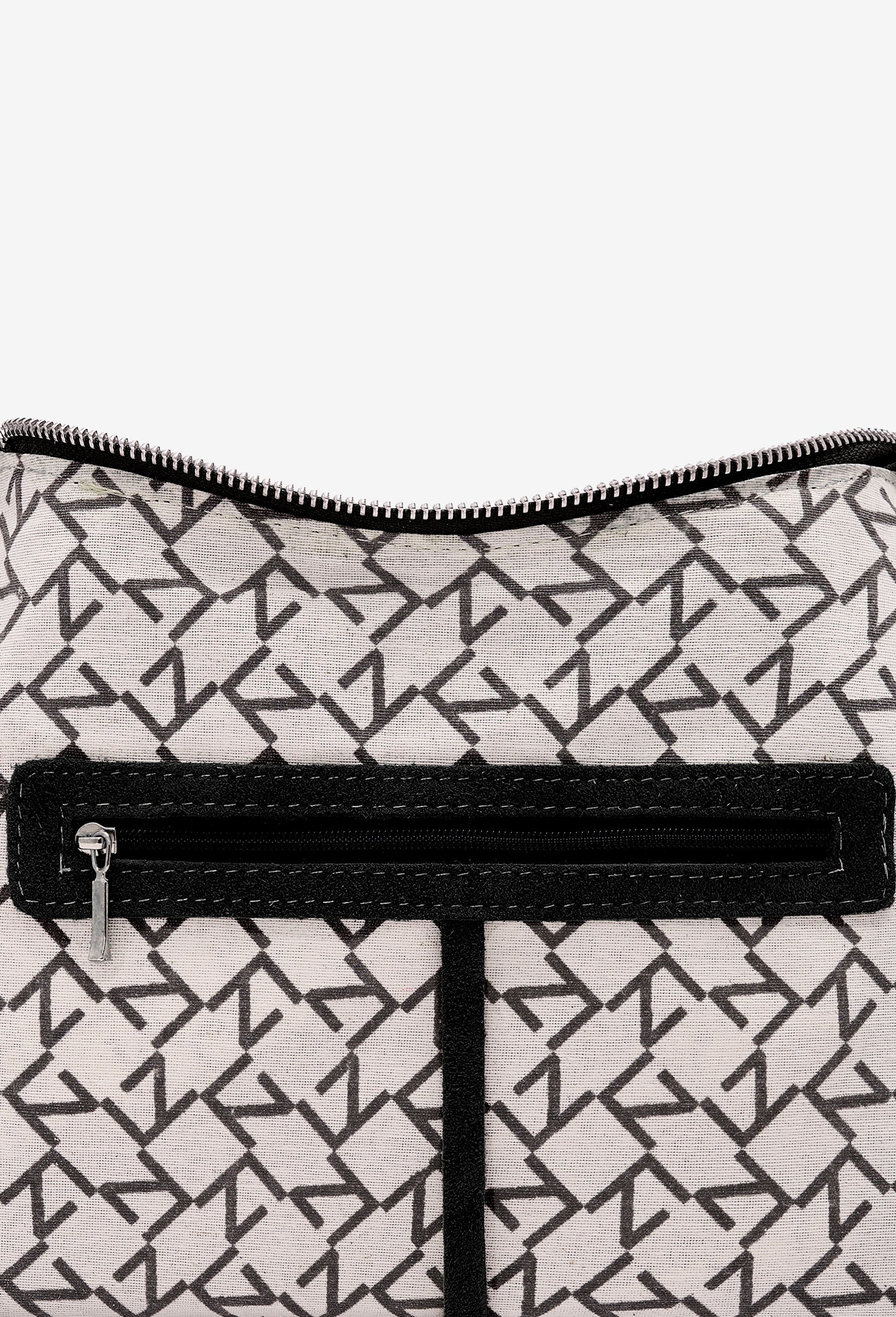 Nina Baguette Bag - Black Suede