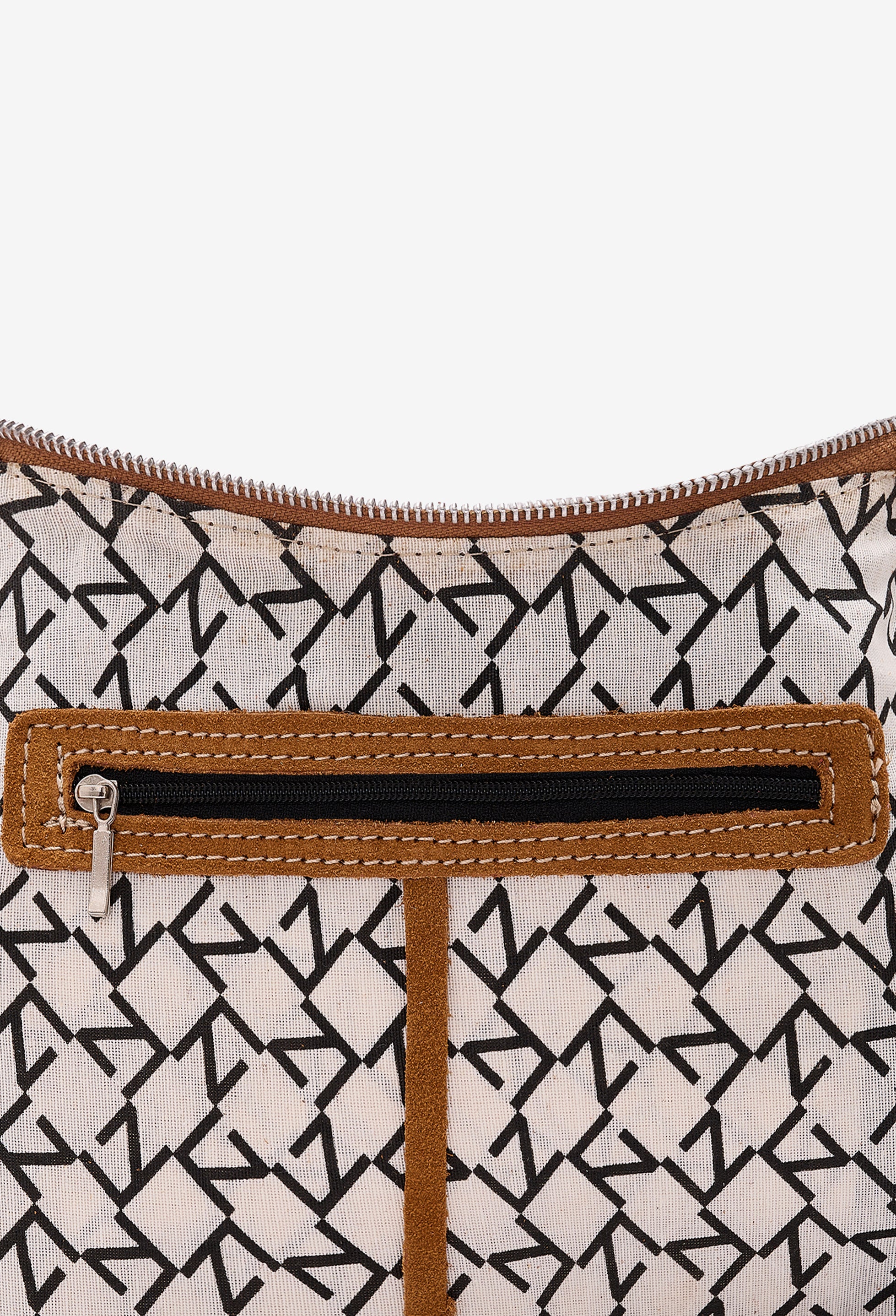 Nina Baguette Bag - Caramel Suede