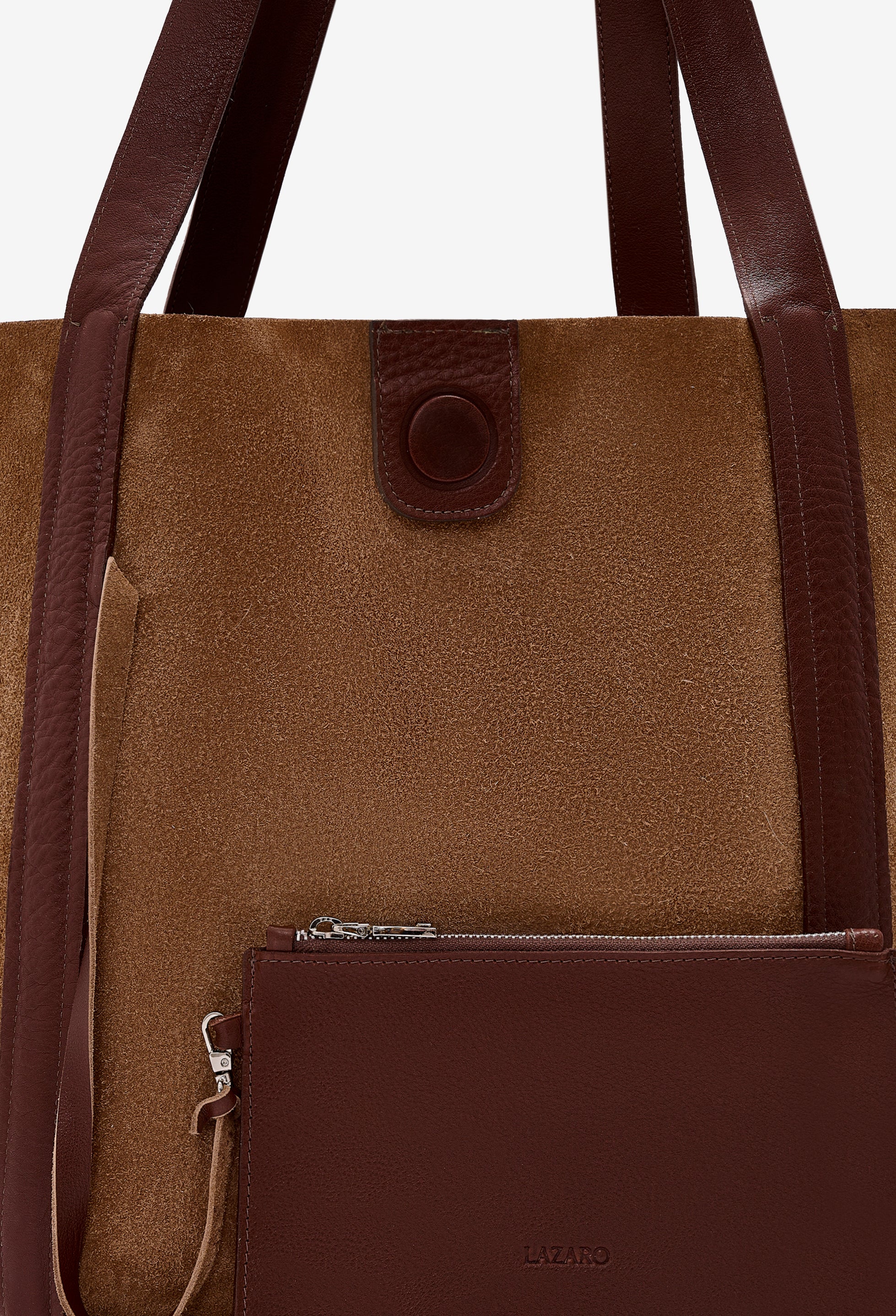 Tala Large Leather Tote Bag - Brown