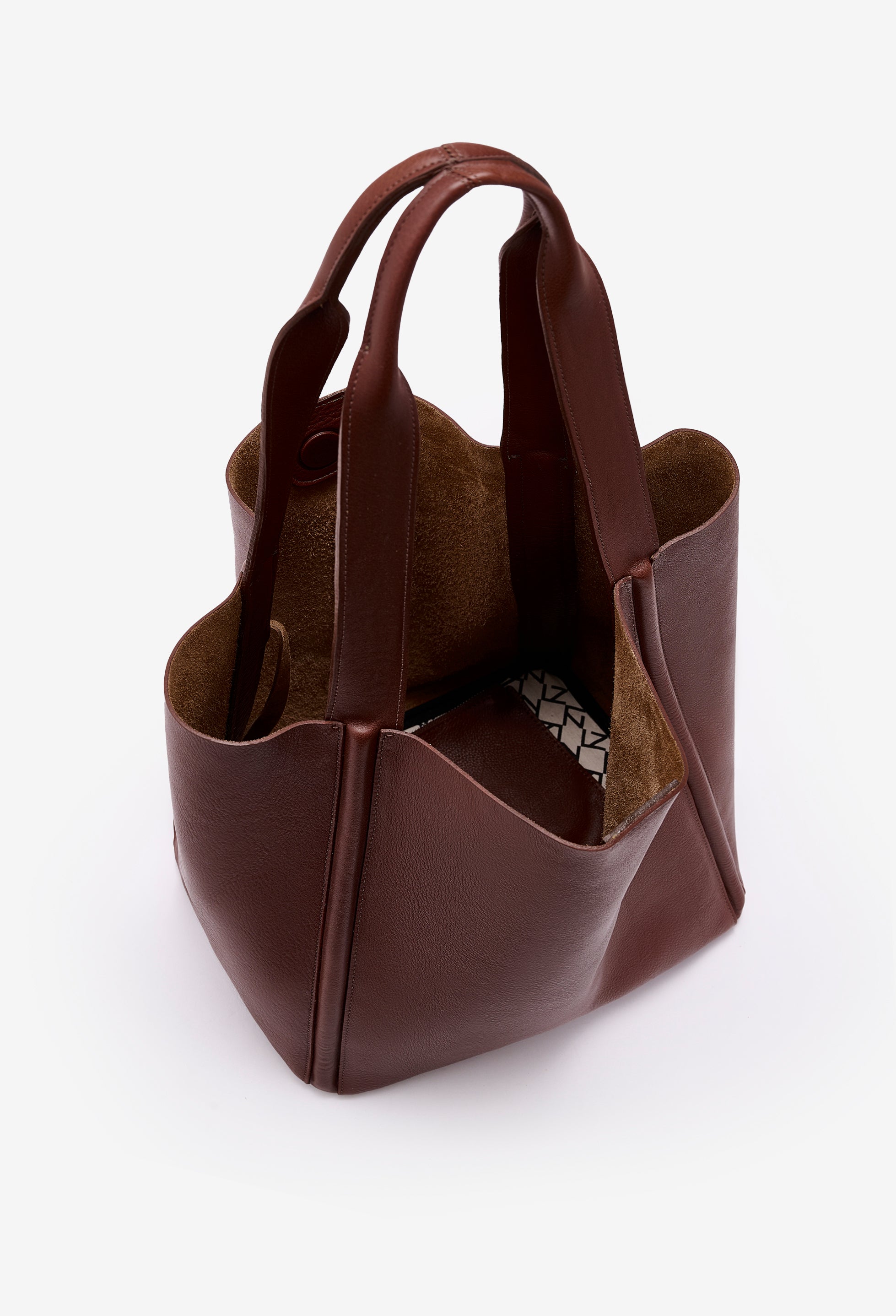 Tala Large Leather Tote Bag - Brown