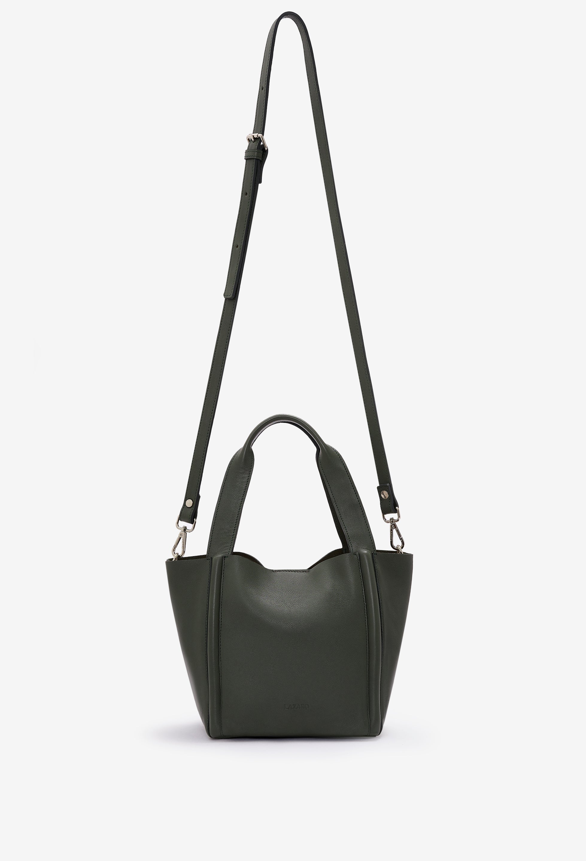Tala Small Leather Tote Bag - Olive