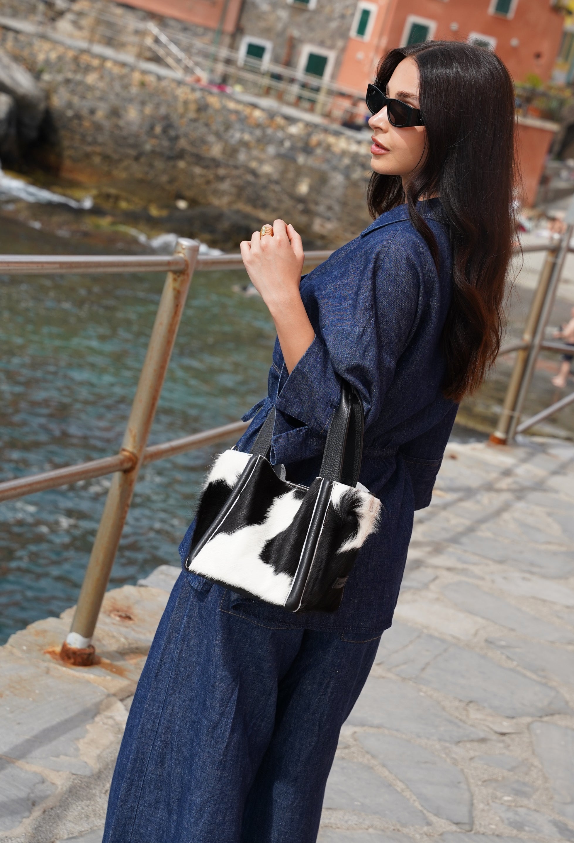 Tala Small Leather Tote Bag - Cowhide