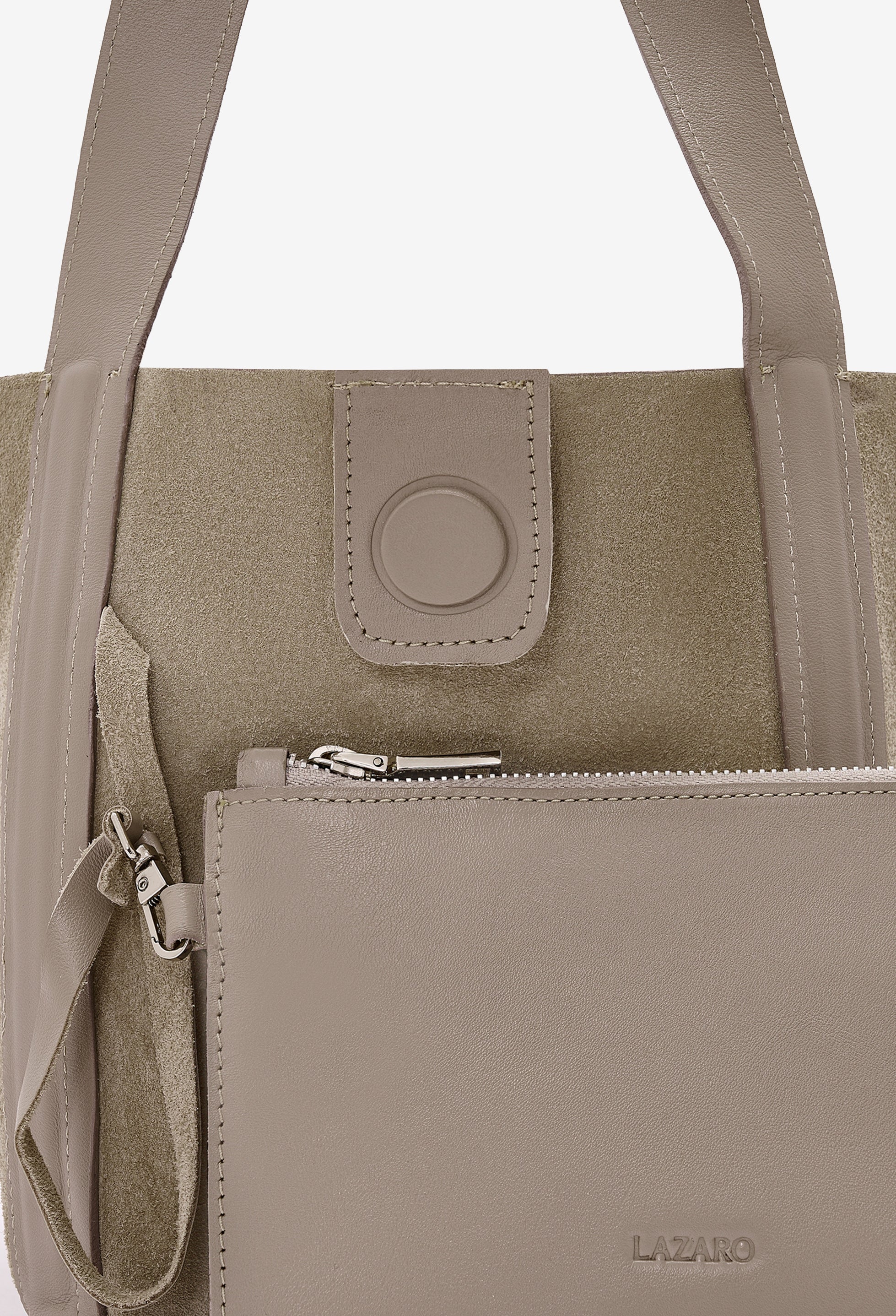 Tala Small Leather Tote Bag - Mink