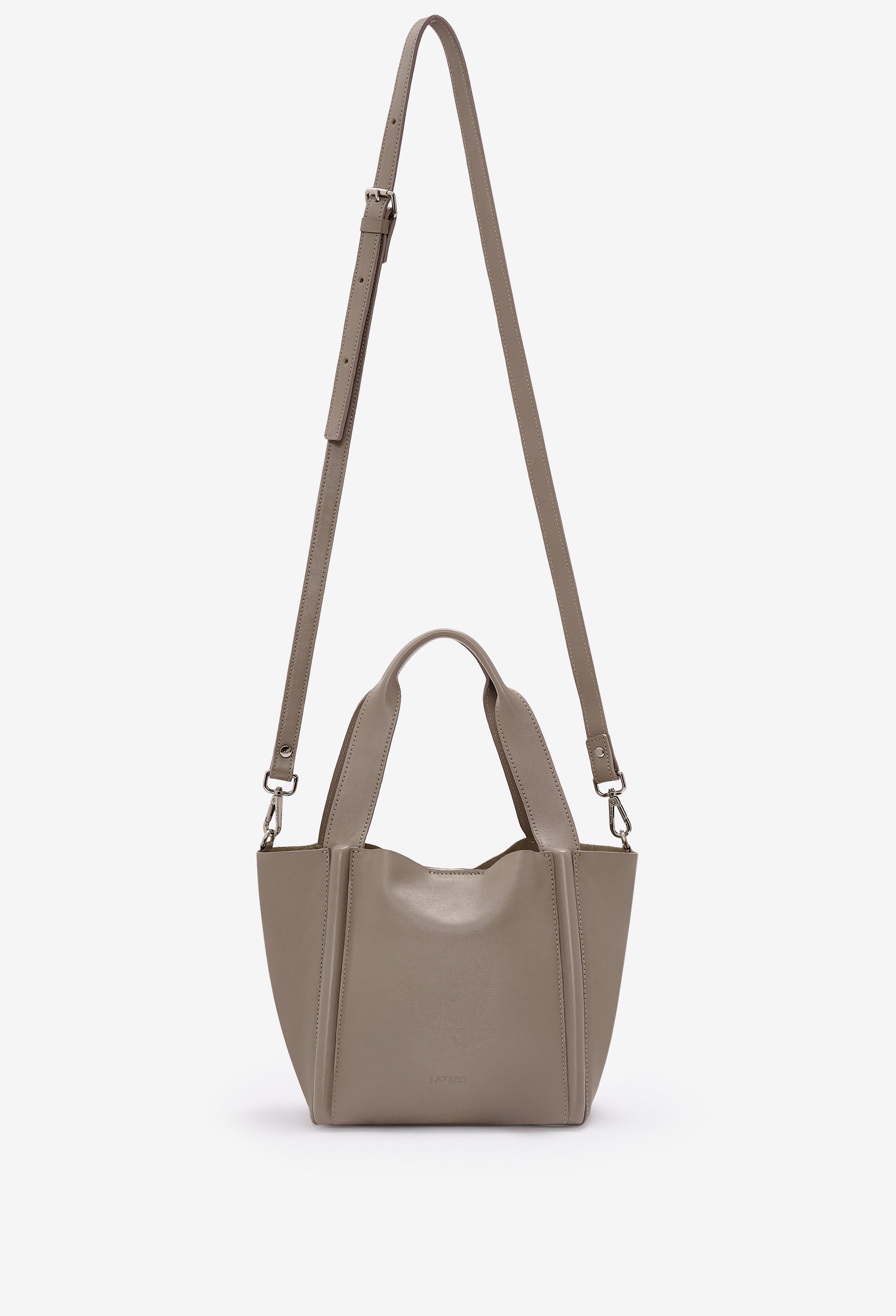 Tala Small Leather Tote Bag - Mink