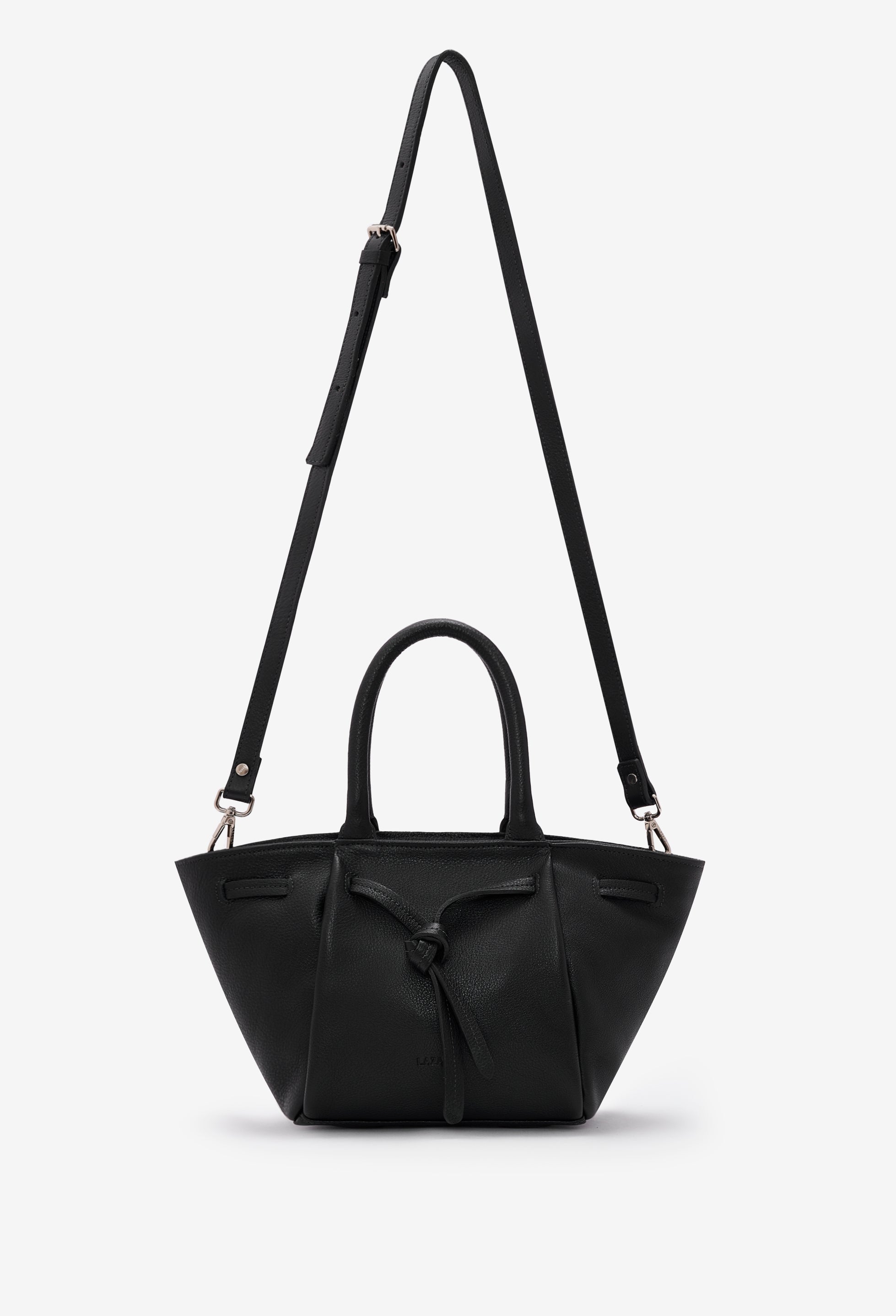 Warmi Carryall Leather Bag - Black