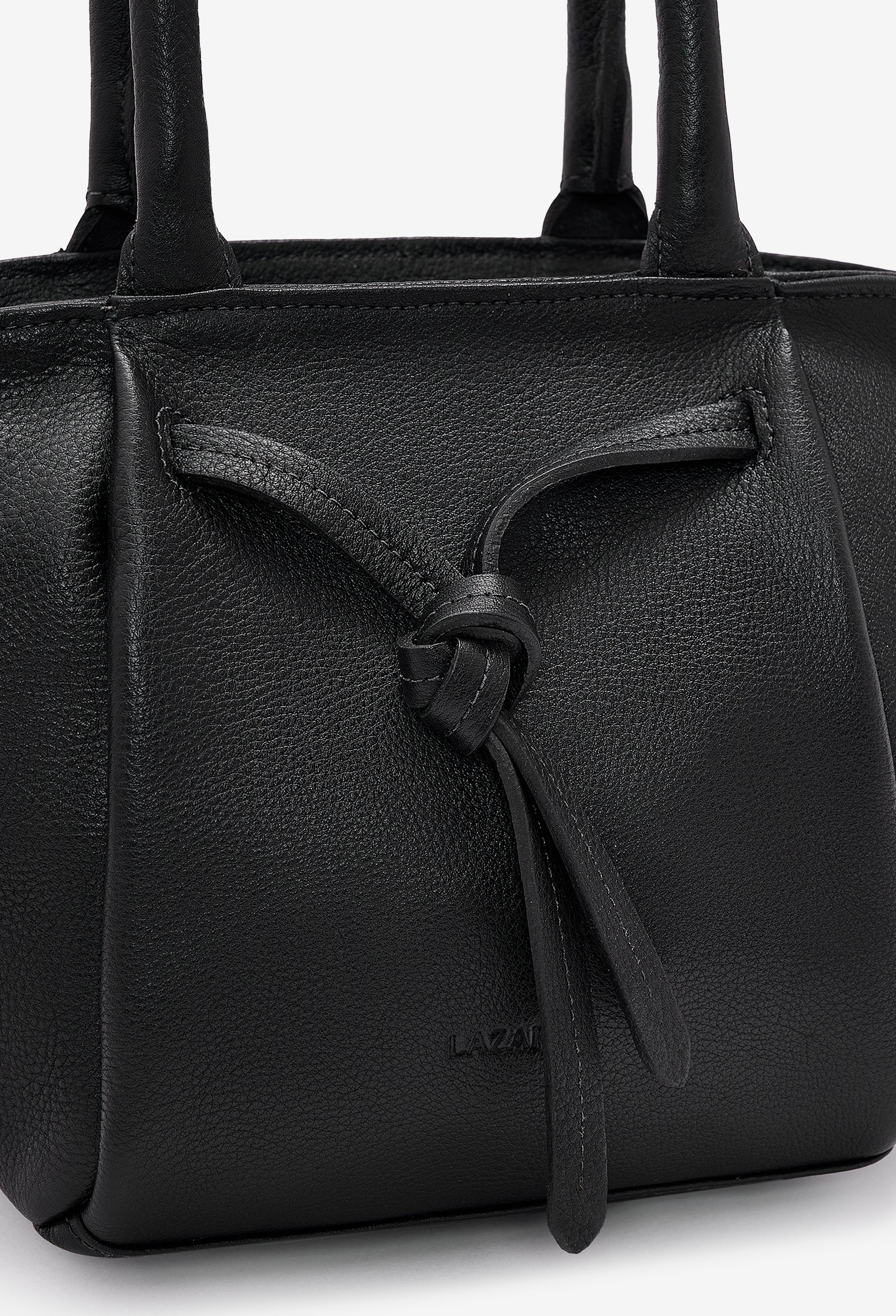 Warmi Carryall Leather Bag - Black