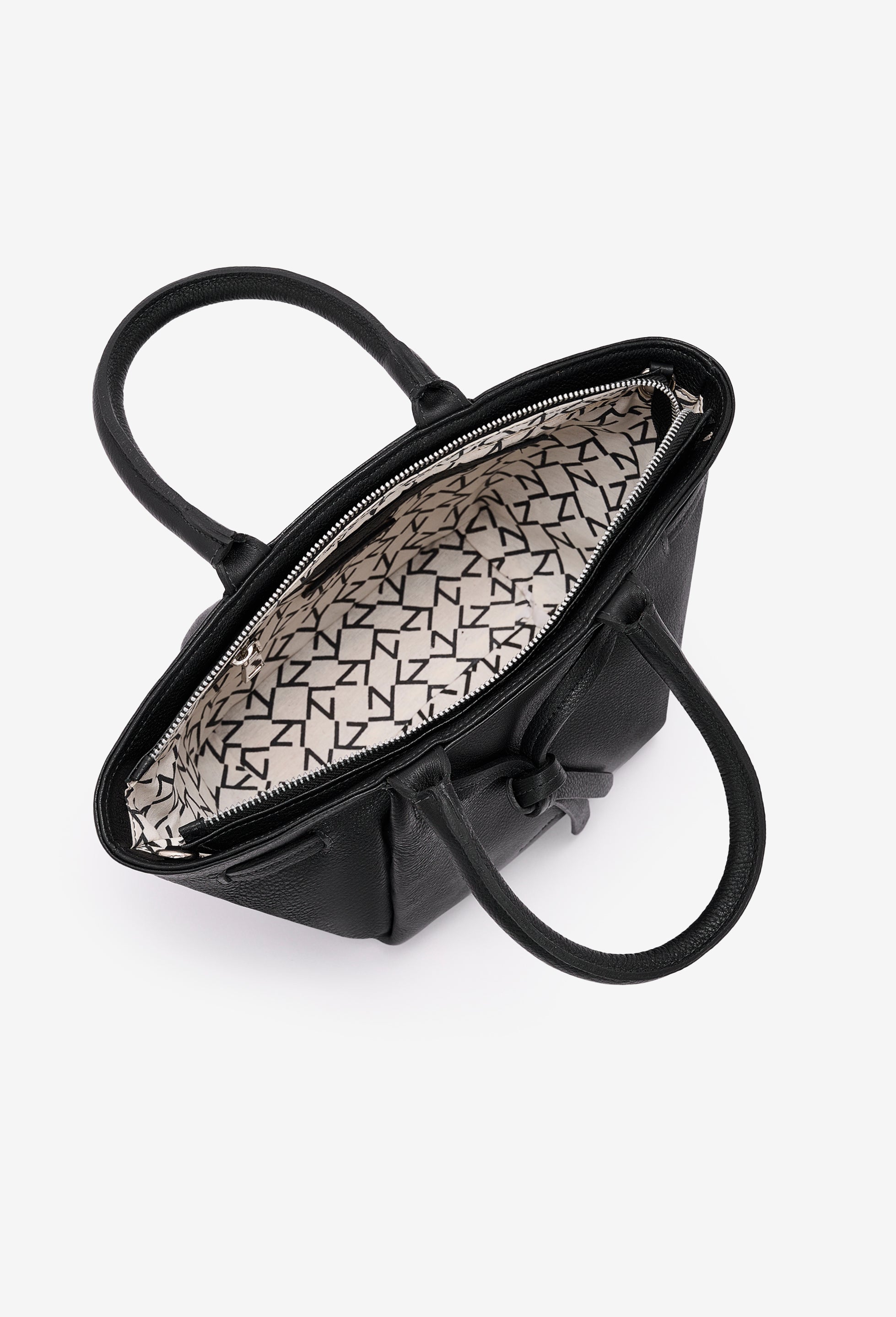 Warmi Carryall Leather Bag - Black