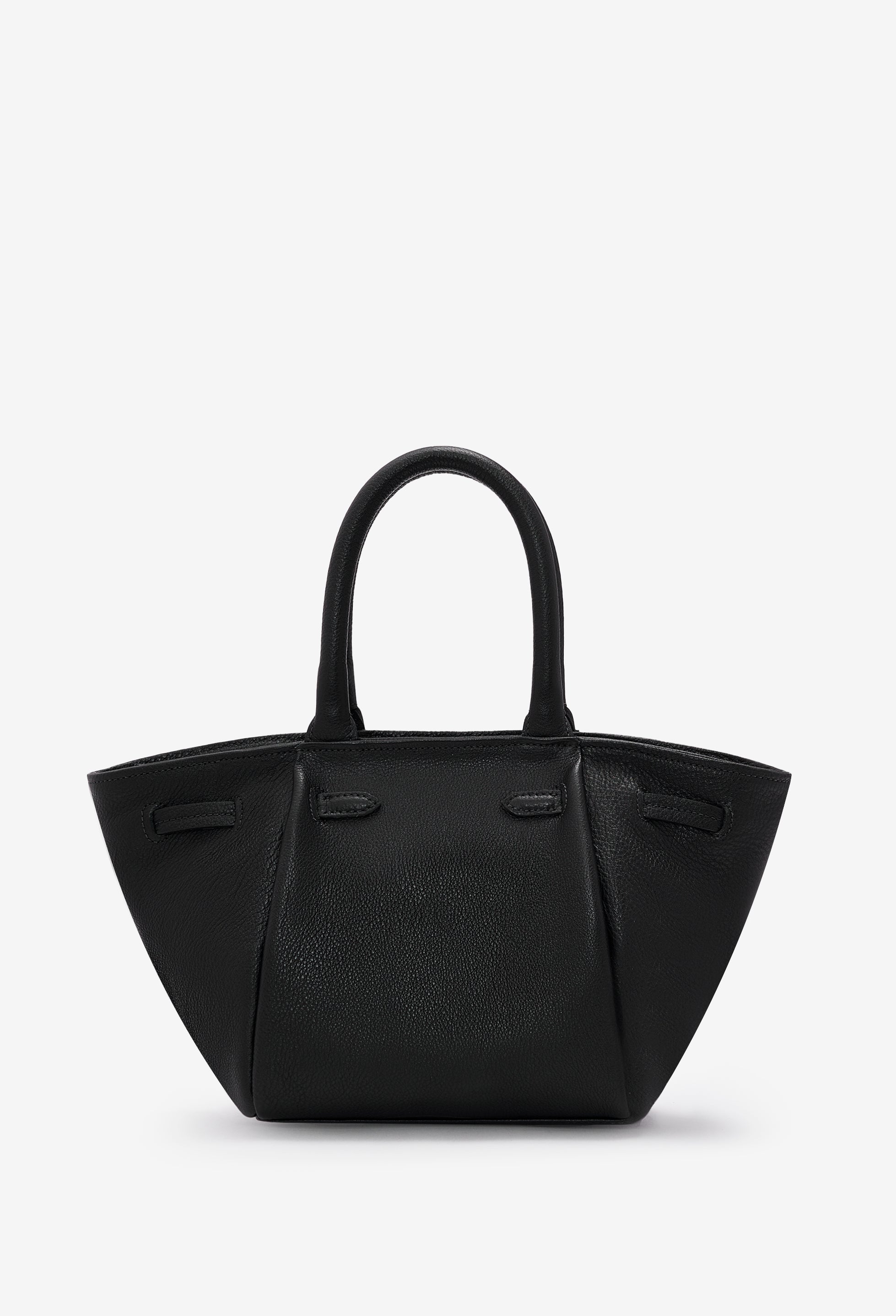 Warmi Carryall Leather Bag - Black