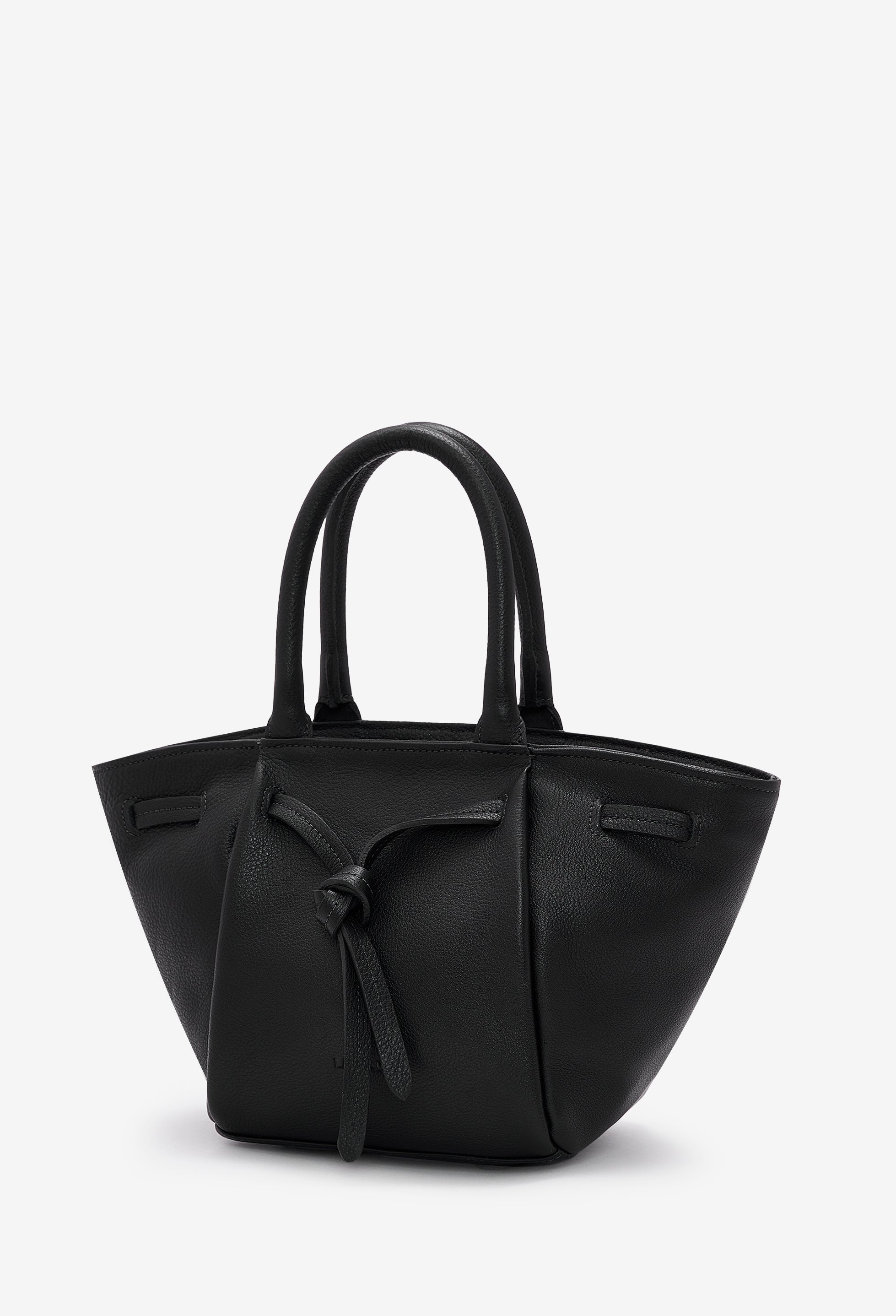Warmi Carryall Leather Bag - Black