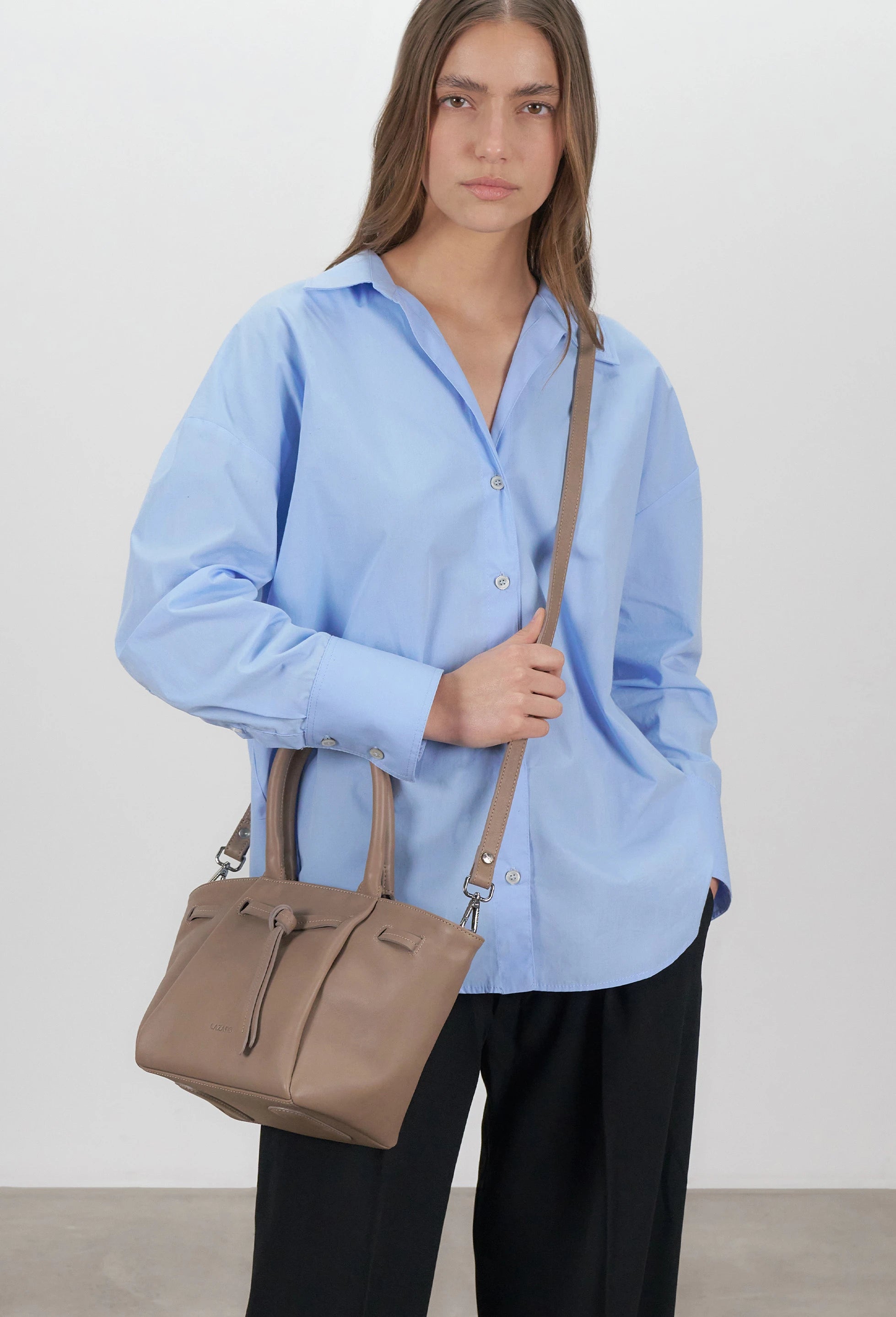 Warmi Carryall Leather Bag - Mink