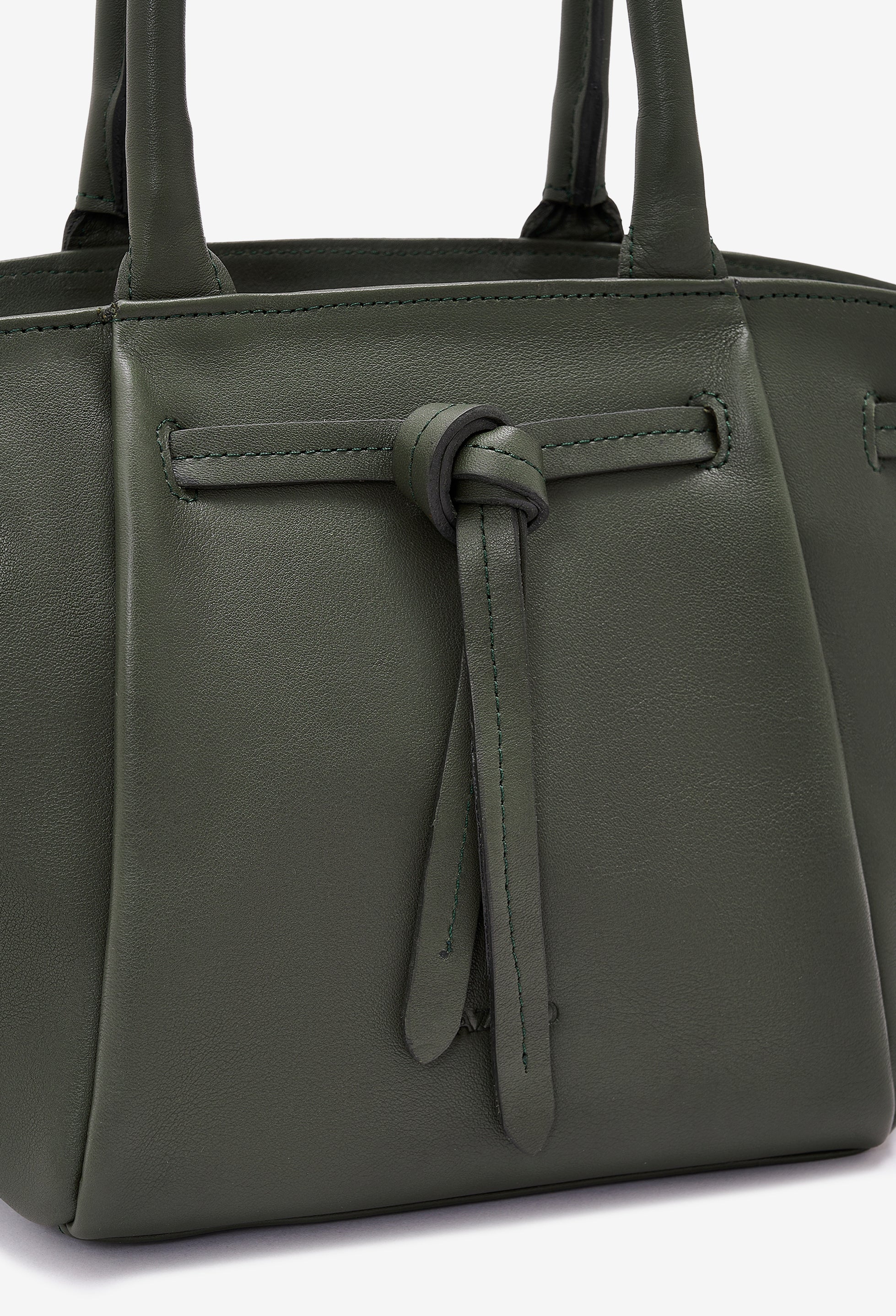 Warmi Carryall Leather Bag - Olive