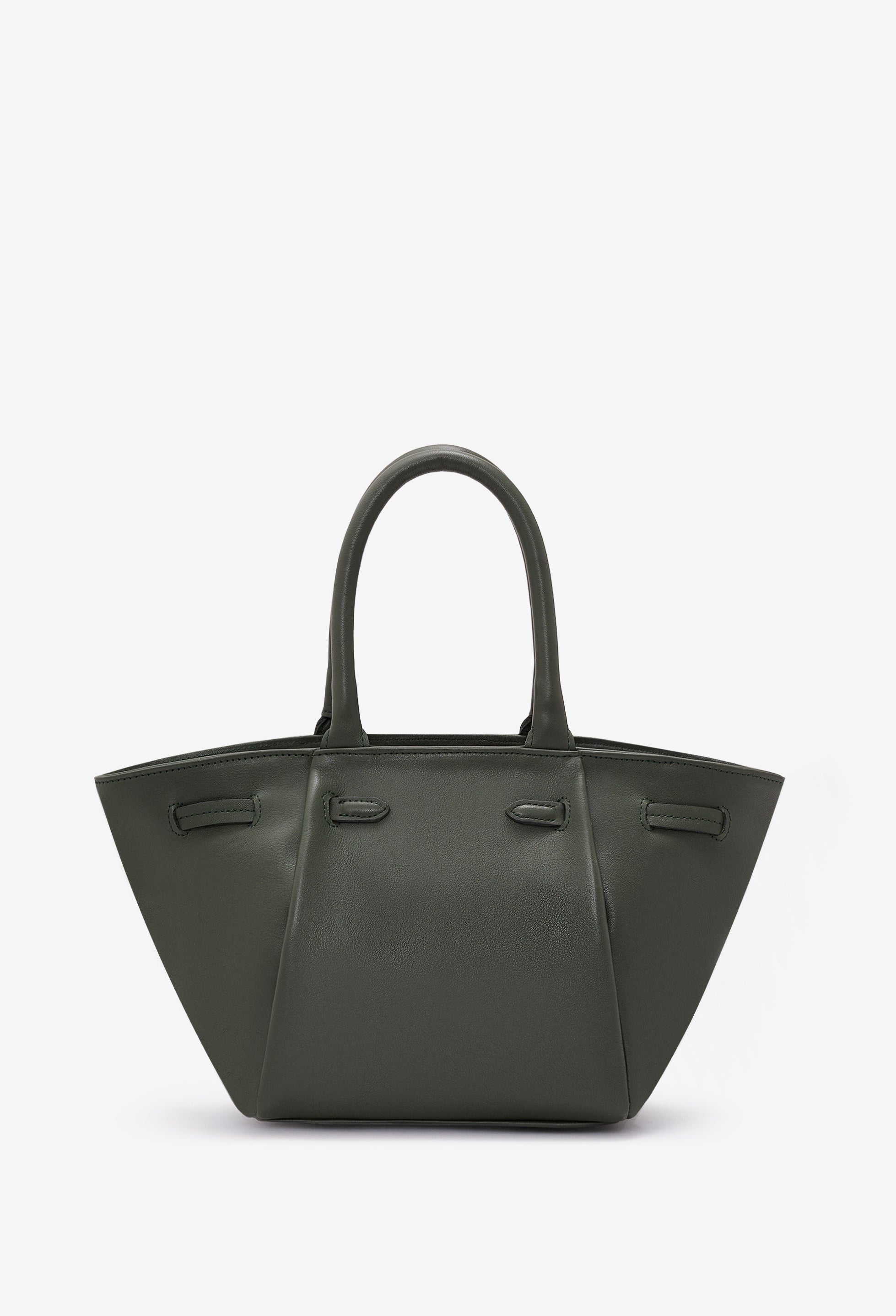 Warmi Carryall Leather Bag - Olive