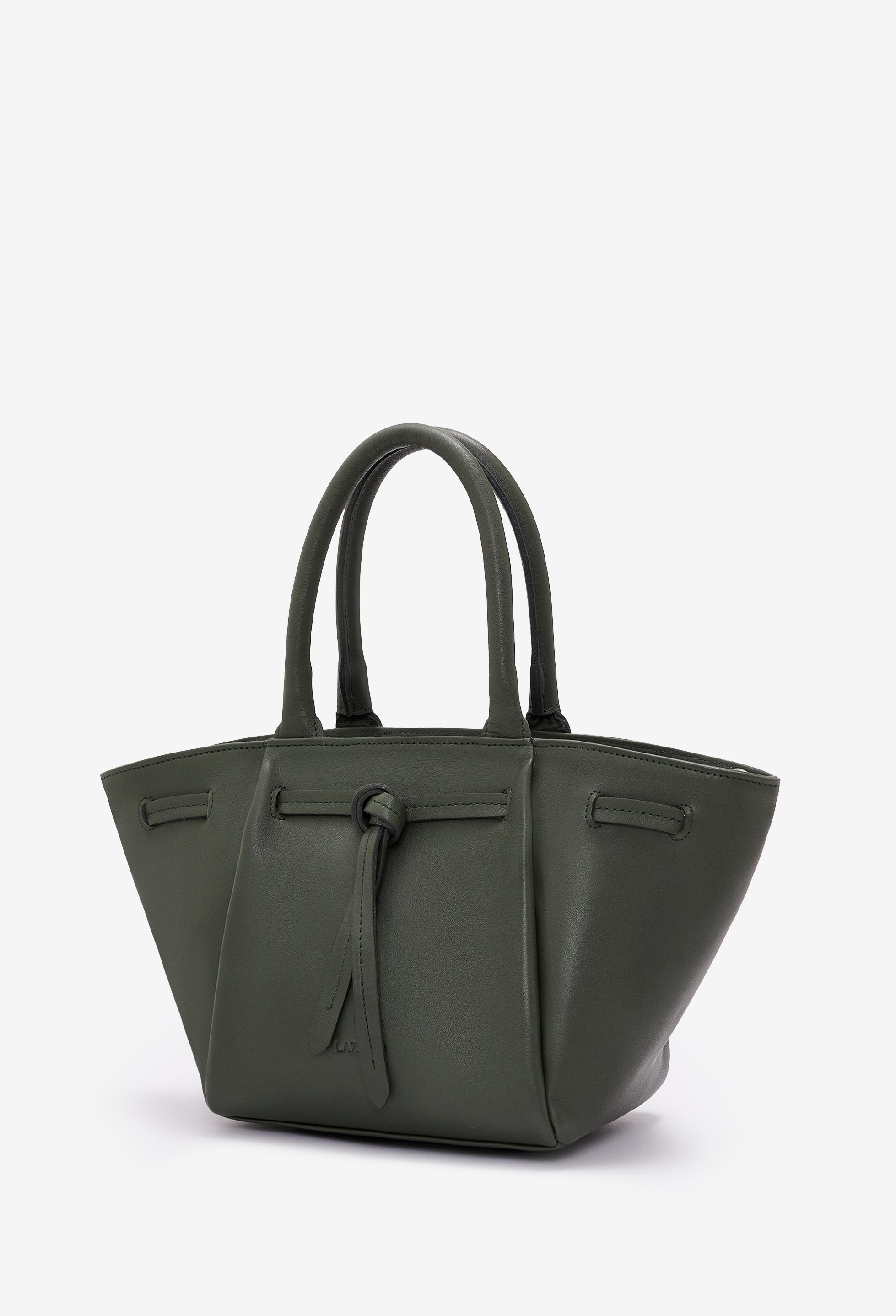 Warmi Carryall Leather Bag - Olive