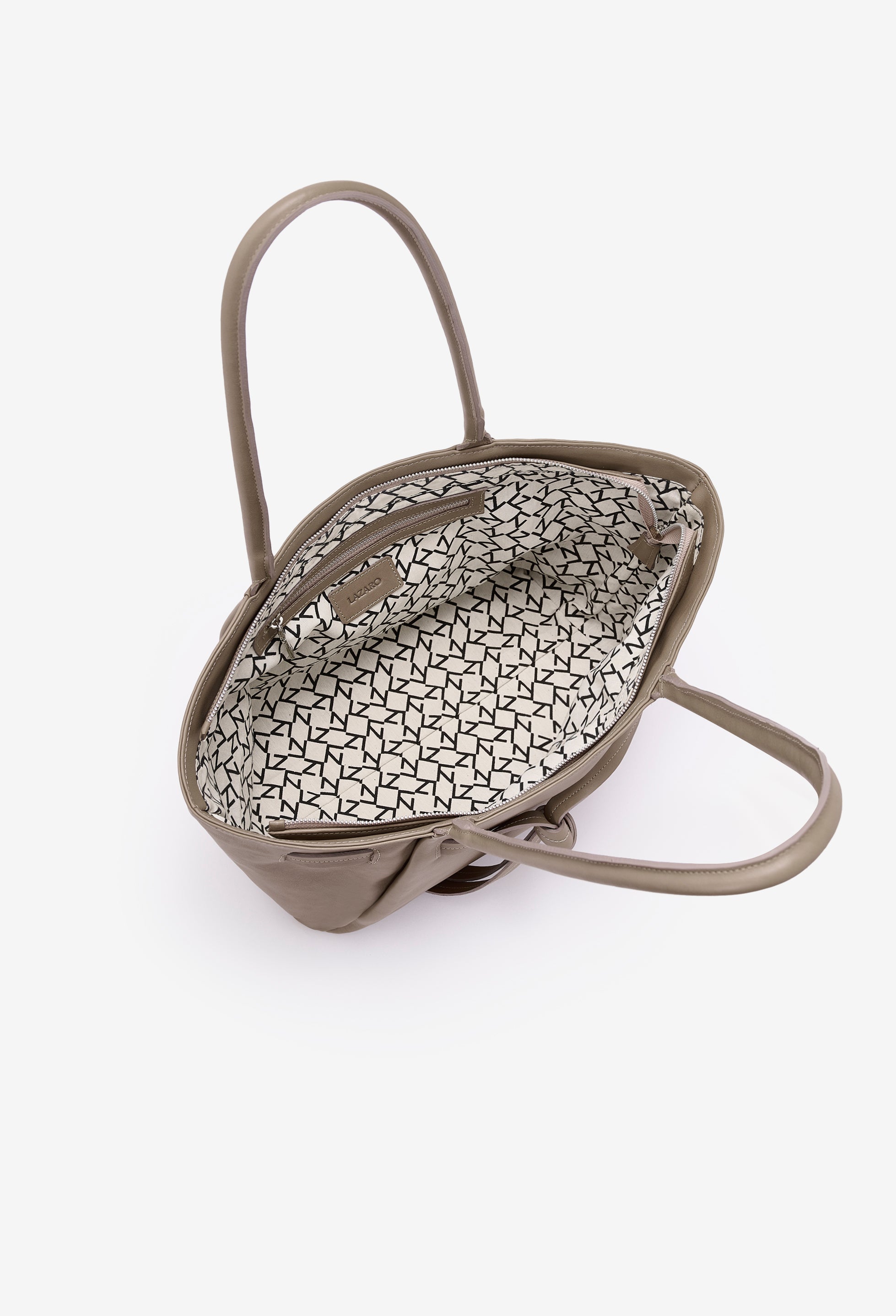 Warmi Large Carryall Leather Bag - Mink