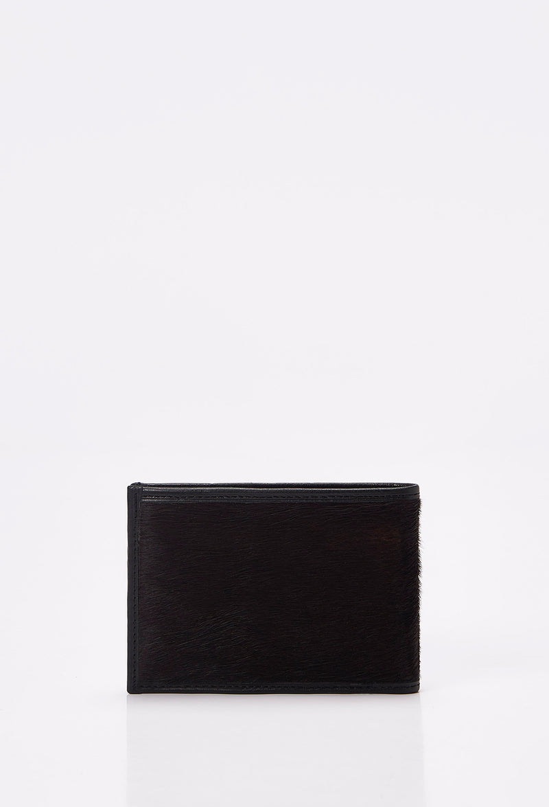 Cowhide Leather Classic Wallet With Removable Card Holder