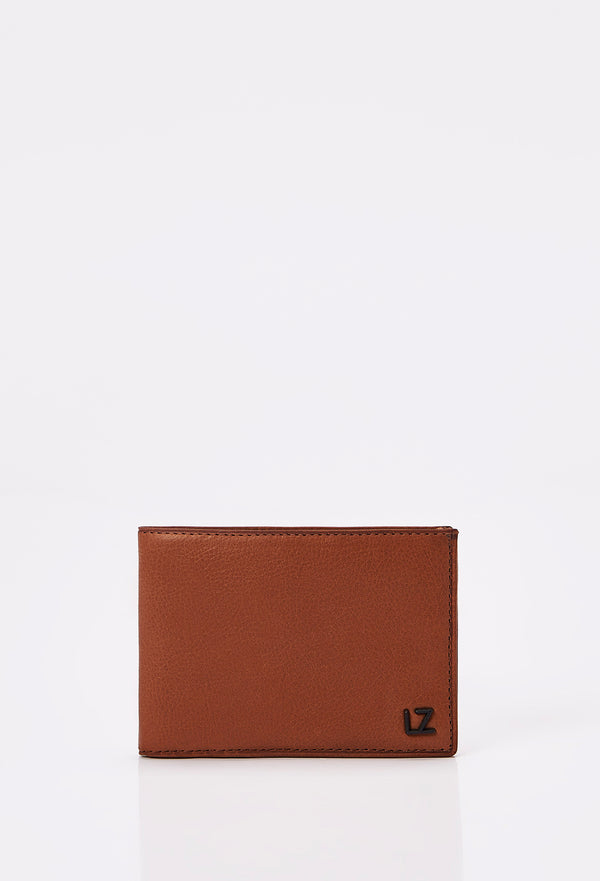 Tan Leather Slim Wallet