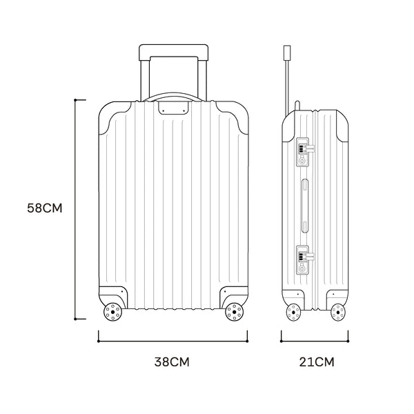 Black 'Genesis' Luggage Set