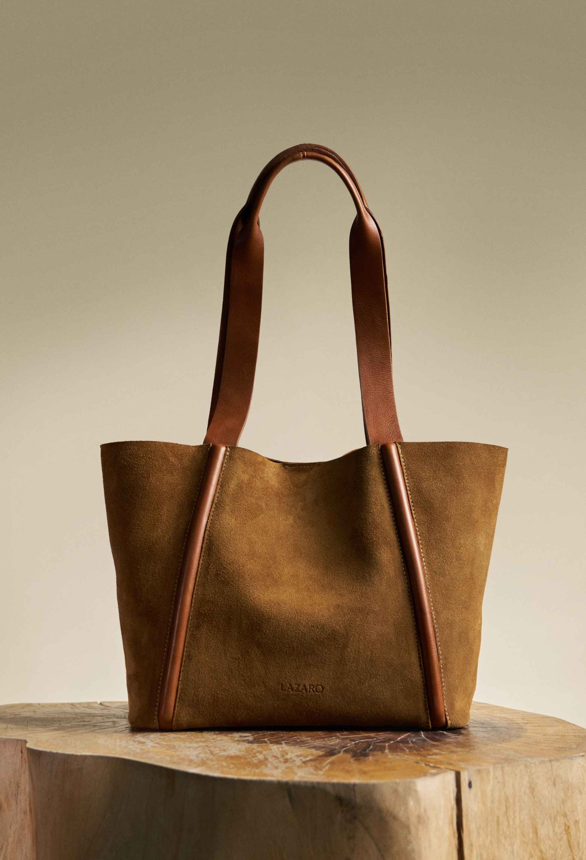 Medium Tote Bag 'Tala' - Tan