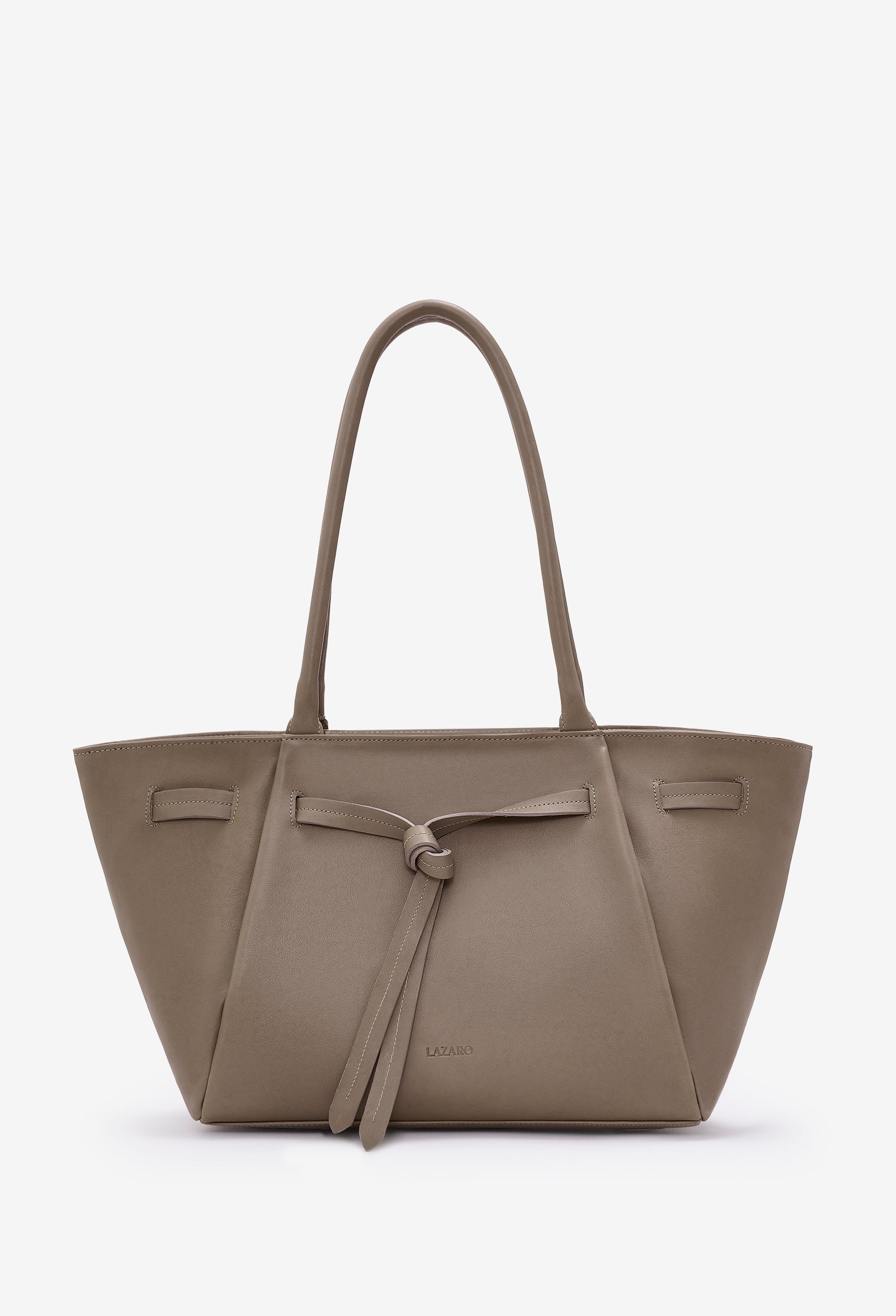 Warmi Large Carryall Leather Bag - Mink