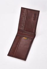 Coffee Leather Slim Wallet