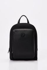 Black Everyday Neoprene & Leather Backpack