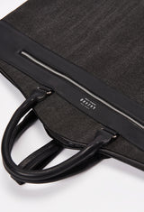 Canvas & Leather Garment Bag For Travel