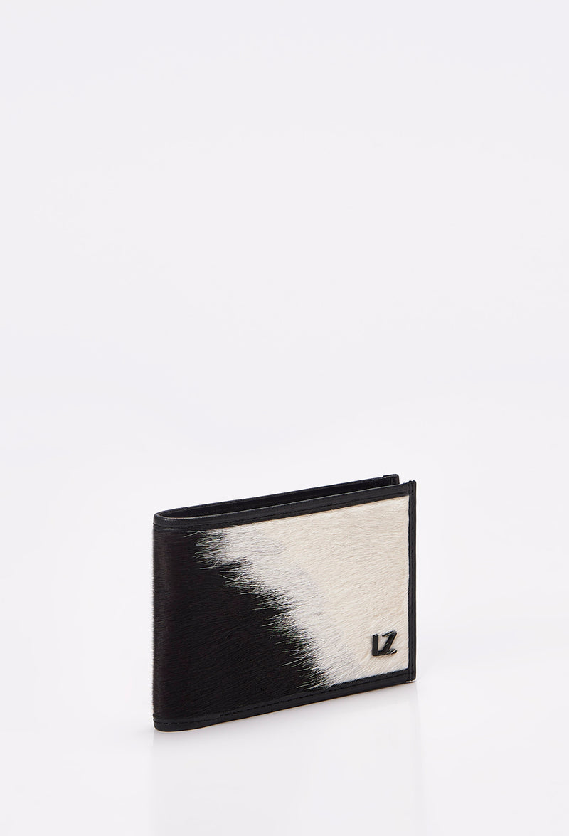 Cowhide Leather Classic Wallet With Removable Card Holder
