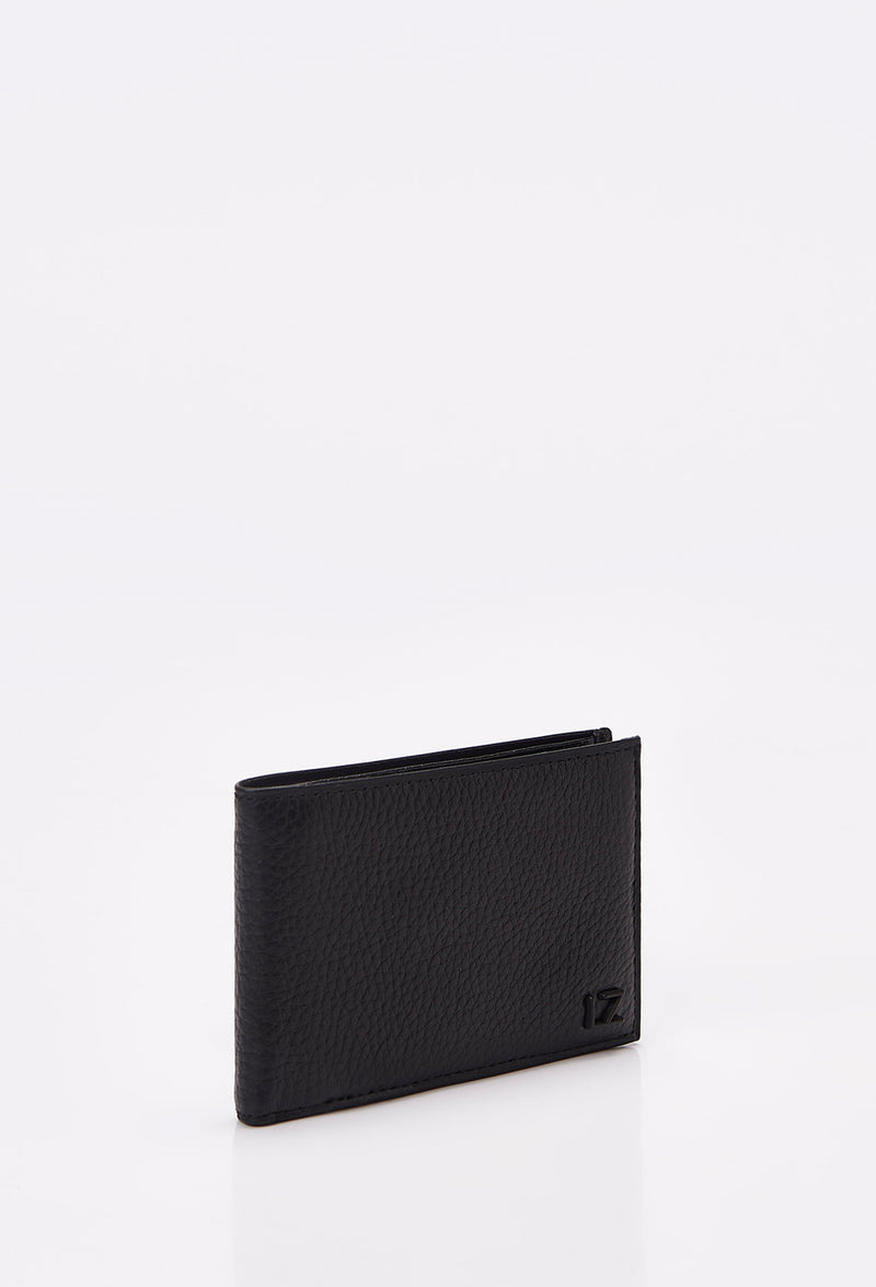 Heritage Black Leather Bifold Wallet With Removable Card Holder