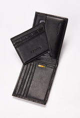 Heritage Croco Leather Bifold Wallet With Removable Card Holder
