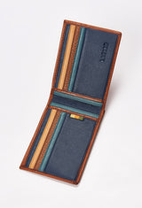 Tan Leather 8 Card Bifold Wallet