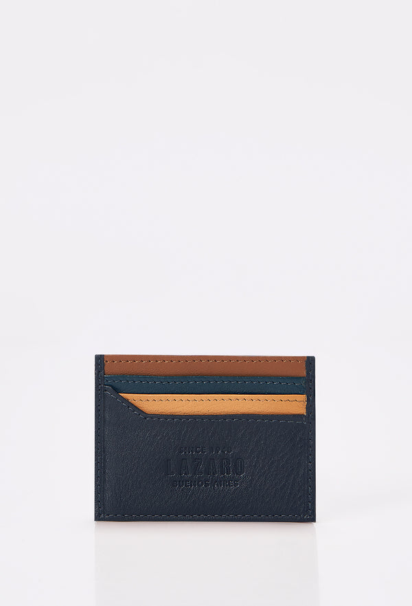 Ocean Leather Flat Card Holder