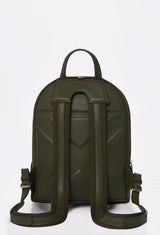 Olive Everyday Neoprene & Leather Backpack