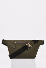 Olive Everyday Neoprene & Leather Belt Bag